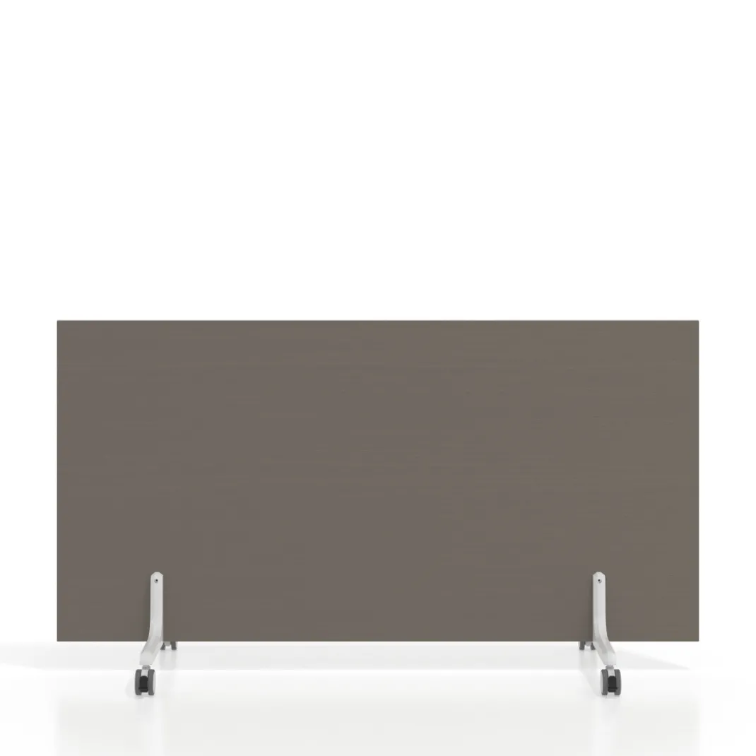 Biombo separador pared móvil Hover en melamina, posición horizontal, alto 80cm