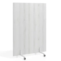 Biombo separador pared móvil Hover en melamina, posición vertical, ancho 120cm