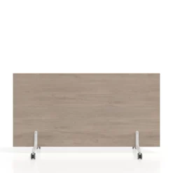 Biombo separador pared móvil Hover en melamina, posición horizontal, alto 80cm