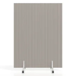 Biombo separador pared móvil Hover en melamina, posición vertical, ancho 120cm