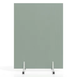 Biombo separador pared móvil Hover en melamina, posición vertical, ancho 120cm