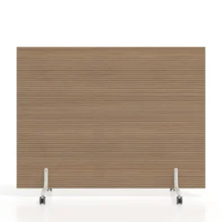 Biombo separador pared móvil Hover en melamina, posición horizontal, alto 120cm