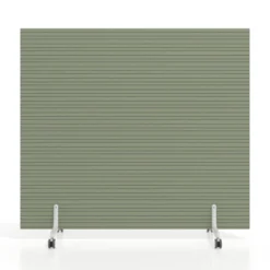 Biombo separador pared móvil Hover en melamina, posición horizontal, alto 140cm
