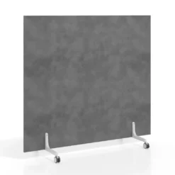 Biombo separador pared móvil Hover en melamina, posición horizontal, alto 140cm