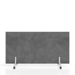 Biombo separador pared móvil Hover en melamina, posición horizontal, alto 80cm