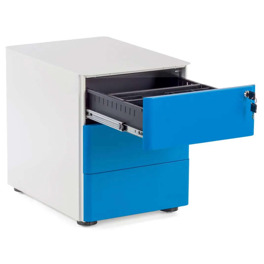 Cajonera de oficina Moby L, 3 cajones