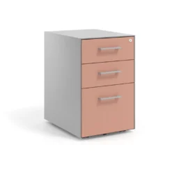 Cajonera de oficina Strong 2 cajones + archivo estructura aluminio frontales melamina