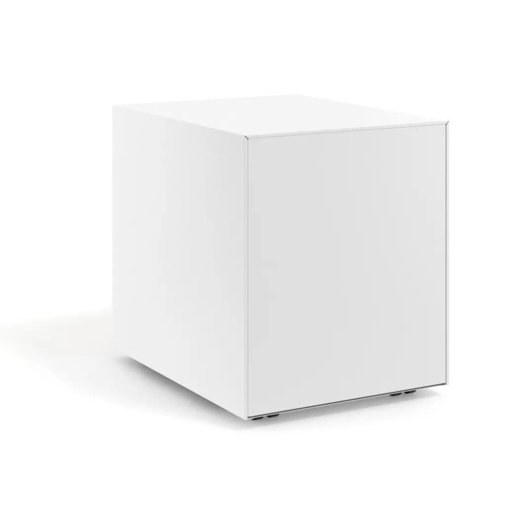 Cajonera de oficina Strong 3 cajones estructura blanca frontales melamina