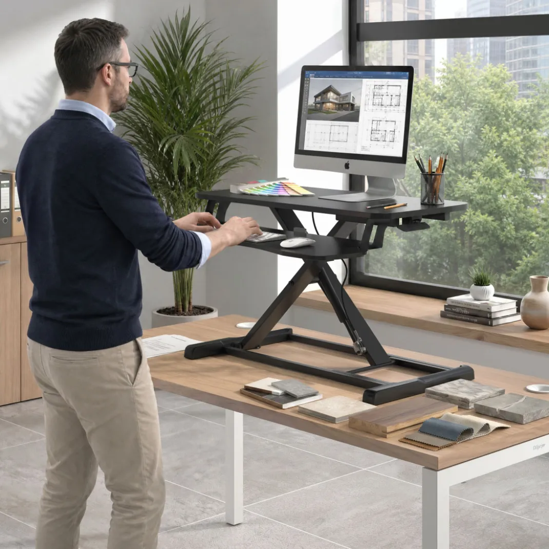 Convertidor de escritorio sentado-pie elevable