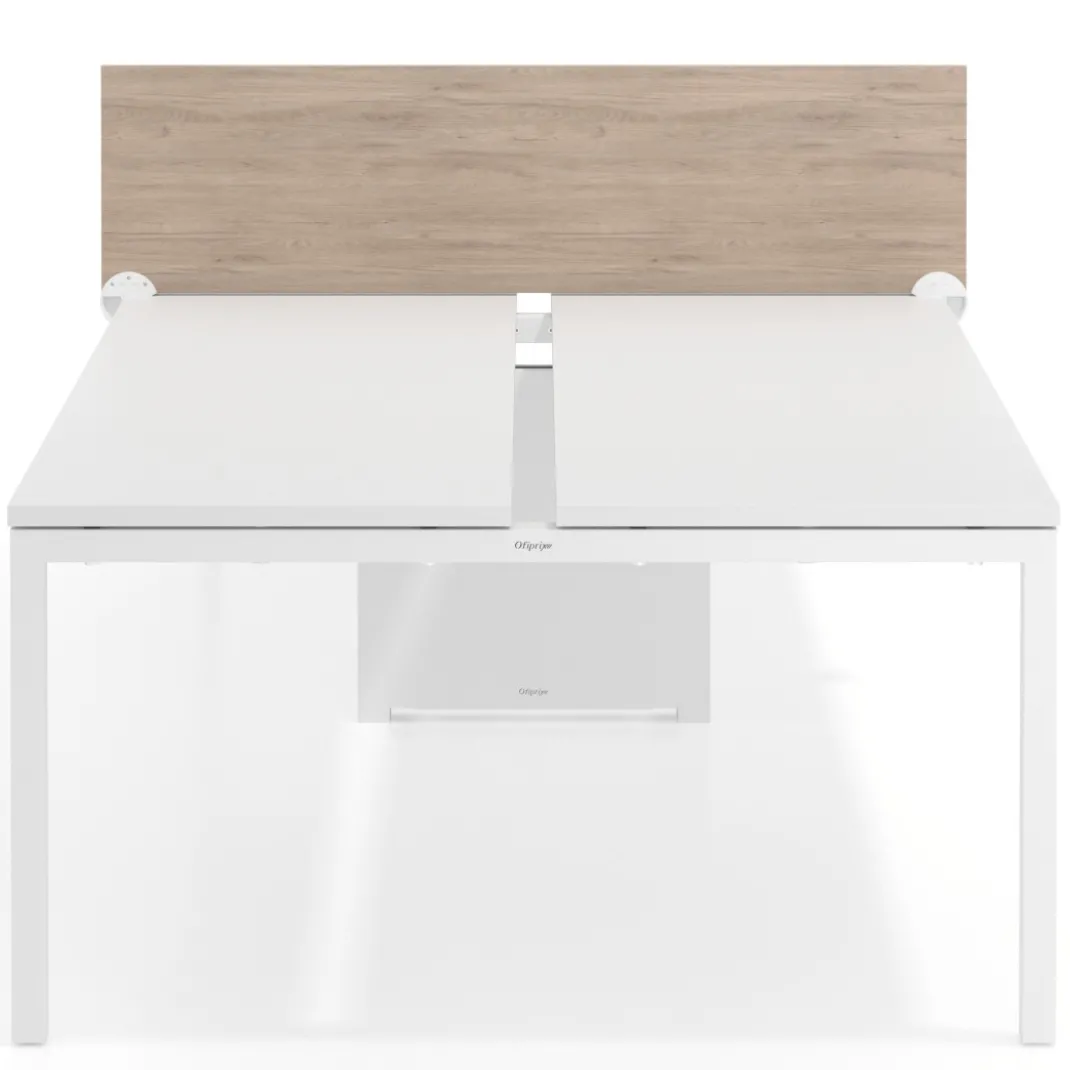 Divisor lateral intermedio mesa multipuesto Hover en melamina