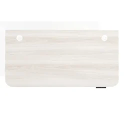 Escritorio Elevable Erghos Axis estructura blanca 2 cantos curvos