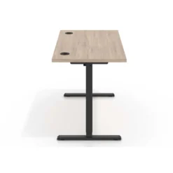 Escritorio Elevable Erghos Basic estructura negro canto recto