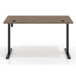 Escritorio Elevable Erghos Basic estructura negro canto recto