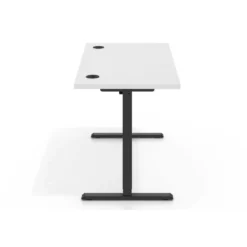Escritorio Elevable Erghos Basic estructura negro canto recto