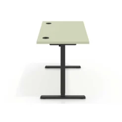 Escritorio Elevable Erghos Basic estructura negro canto recto