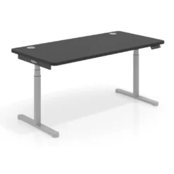 Escritorio Elevable Erghos Core estructura aluminio canto curvo
