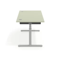 Escritorio Elevable Erghos Core estructura aluminio canto recto