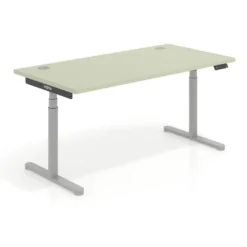 Escritorio Elevable Erghos Core estructura aluminio canto recto