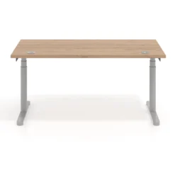 Escritorio Elevable Erghos Core estructura aluminio canto recto