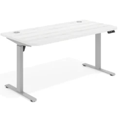 Escritorio Elevable Erghos Motion estructura aluminio 2 cantos curvos
