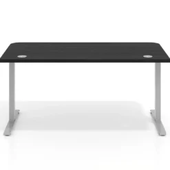Escritorio Elevable Erghos Motion estructura aluminio 2 cantos curvos