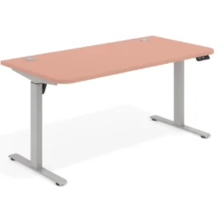 Escritorio Elevable Erghos Motion estructura aluminio 2 cantos curvos