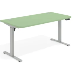 Escritorio Elevable Erghos Motion estructura aluminio 2 cantos curvos