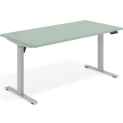 Escritorio Elevable Erghos Motion estructura aluminio canto recto