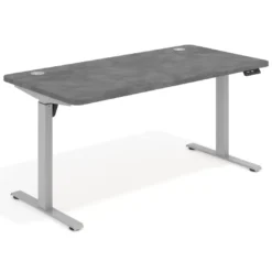 Escritorio Elevable Erghos Motion estructura aluminio 4 cantos curvos