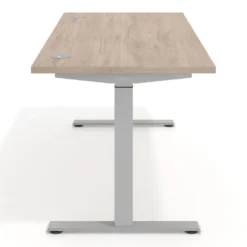 Escritorio Elevable Erghos Motion estructura aluminio canto recto