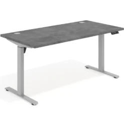 Escritorio Elevable Erghos Motion estructura aluminio canto recto