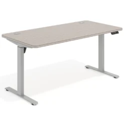 Escritorio Elevable Erghos Motion estructura aluminio 4 cantos curvos