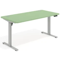 Escritorio Elevable Erghos Motion estructura aluminio 4 cantos curvos