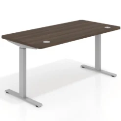 Escritorio Elevable Erghos Motion estructura aluminio 4 cantos curvos