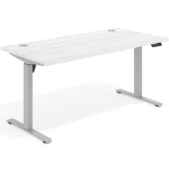Escritorio Elevable Erghos Motion estructura aluminio canto recto