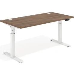 Escritorio Elevable Erghos Motion Pro estructura blanca canto recto
