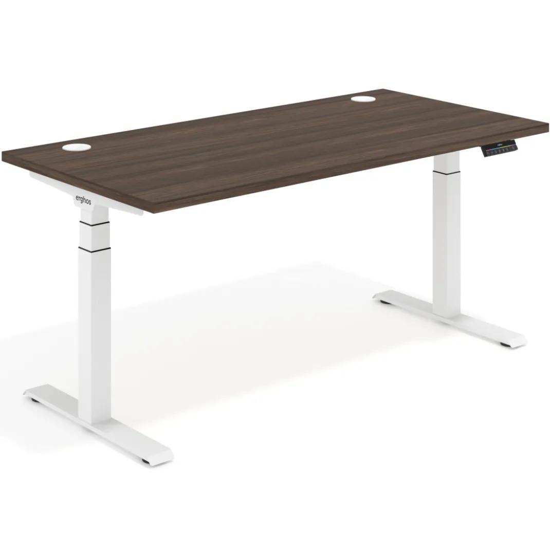 Escritorio Elevable Erghos Motion Pro estructura blanca canto recto