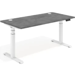 Escritorio Elevable Erghos Motion Pro estructura blanca canto recto