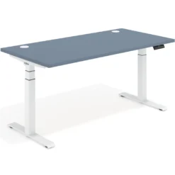 Escritorio Elevable Erghos Motion Pro estructura blanca canto recto
