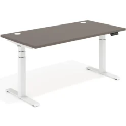 Escritorio Elevable Erghos Motion Pro estructura blanca canto recto