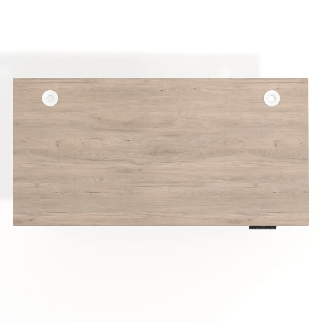 Escritorio Elevable Erghos Motion Pro estructura blanca canto recto