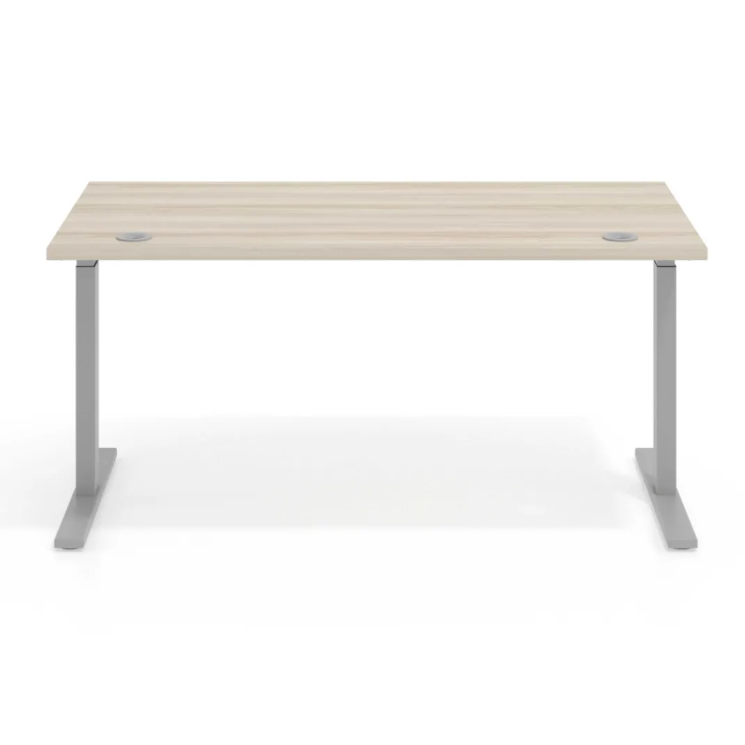 Escritorio Elevable Erghos Smart estructura aluminio canto recto