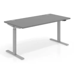 Escritorio Elevable Erghos Smart estructura aluminio canto recto