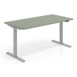 Escritorio Elevable Erghos Smart estructura aluminio canto recto