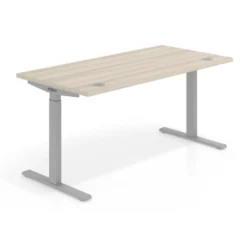 Escritorio Elevable Erghos Smart estructura aluminio canto recto