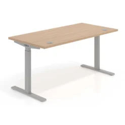 Escritorio Elevable Erghos Smart estructura aluminio canto recto