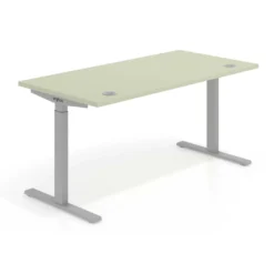 Escritorio Elevable Erghos Smart estructura aluminio canto recto