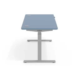 Escritorio Elevable Erghos Smart estructura aluminio canto curvo