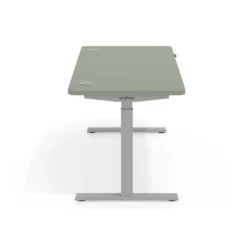 Escritorio Elevable Erghos Smart estructura aluminio canto curvo