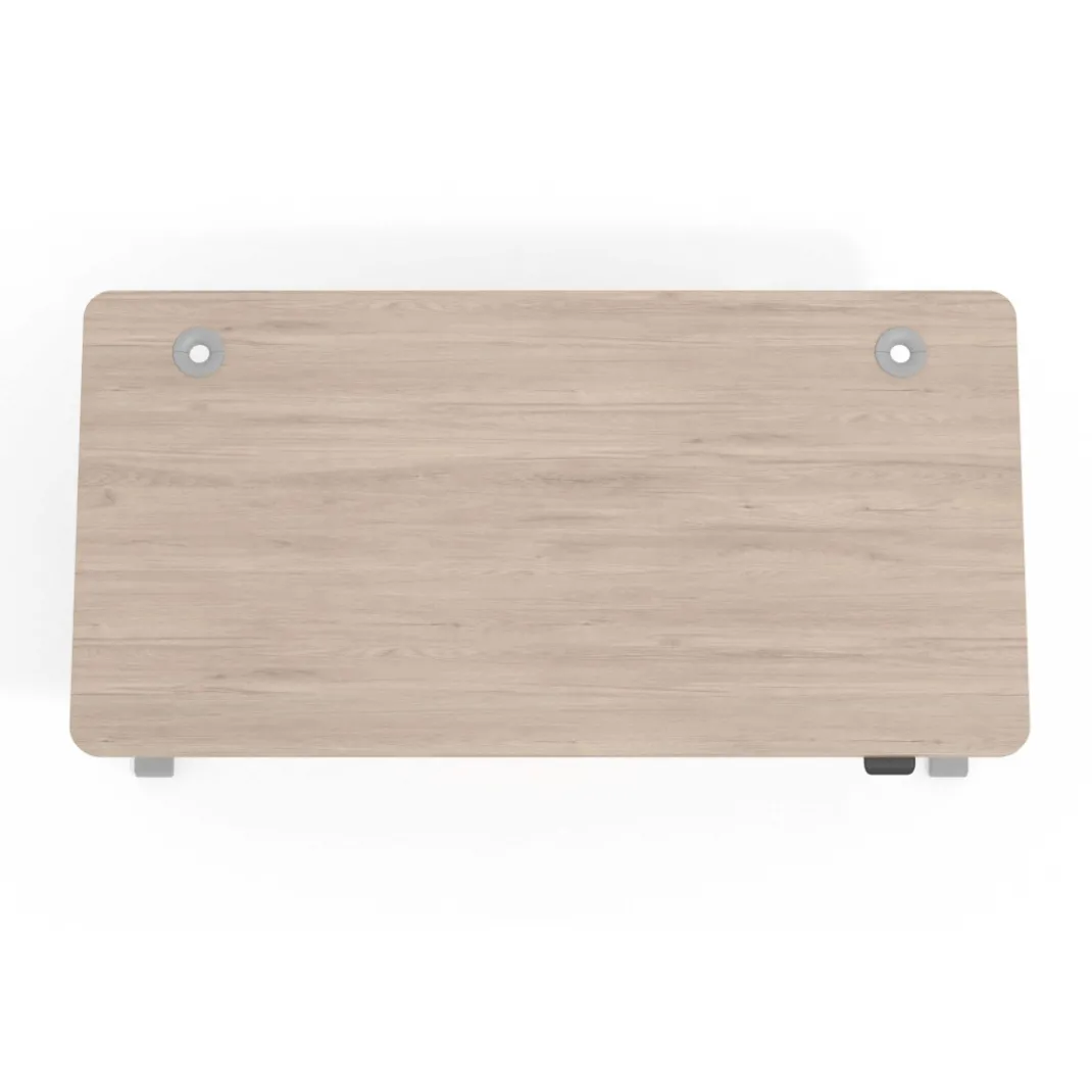 Escritorio Elevable Erghos Smart estructura aluminio canto curvo